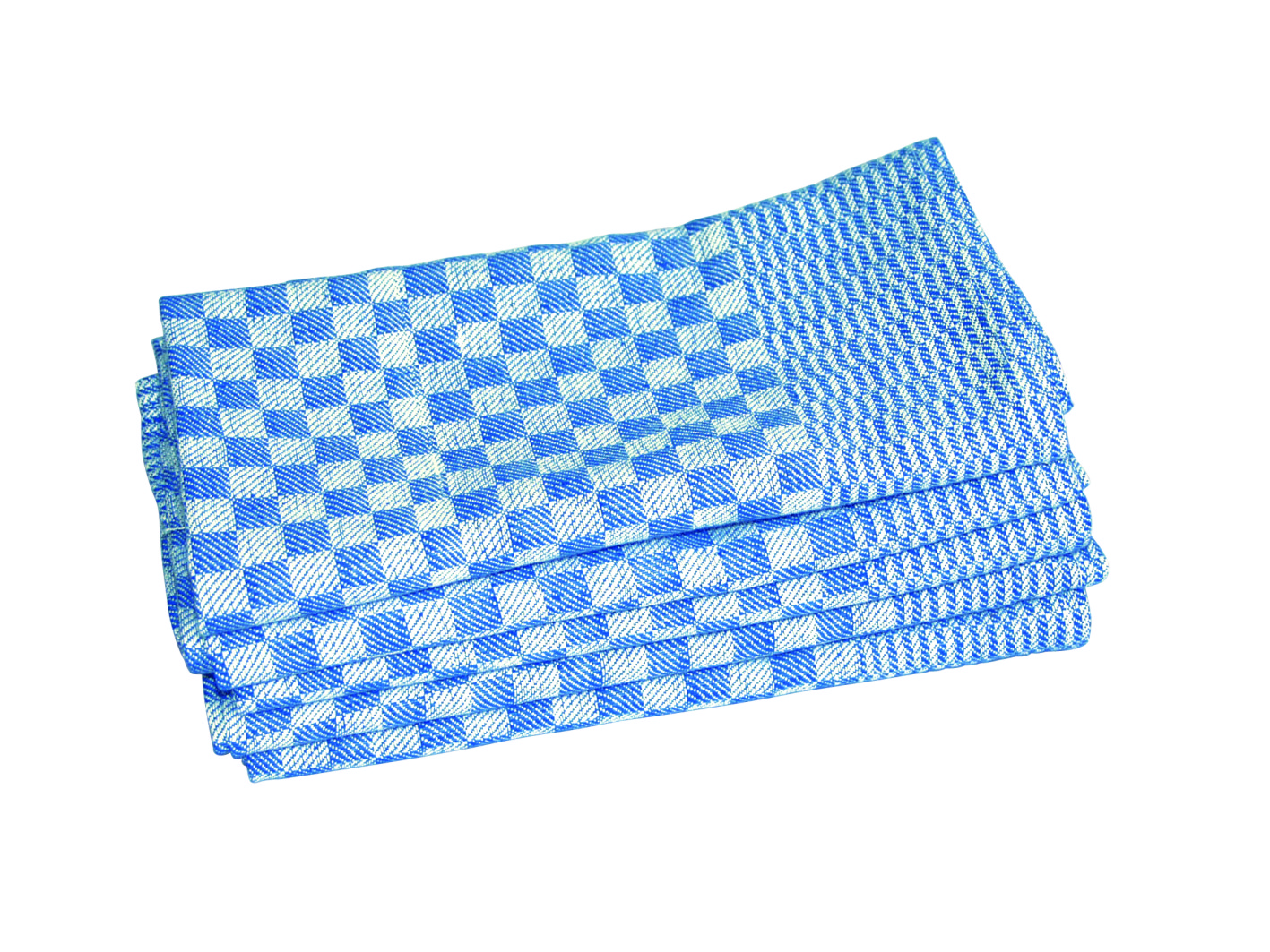Touchon (Grubentuch), 50 x 100 cm, Farbe blau/weiß